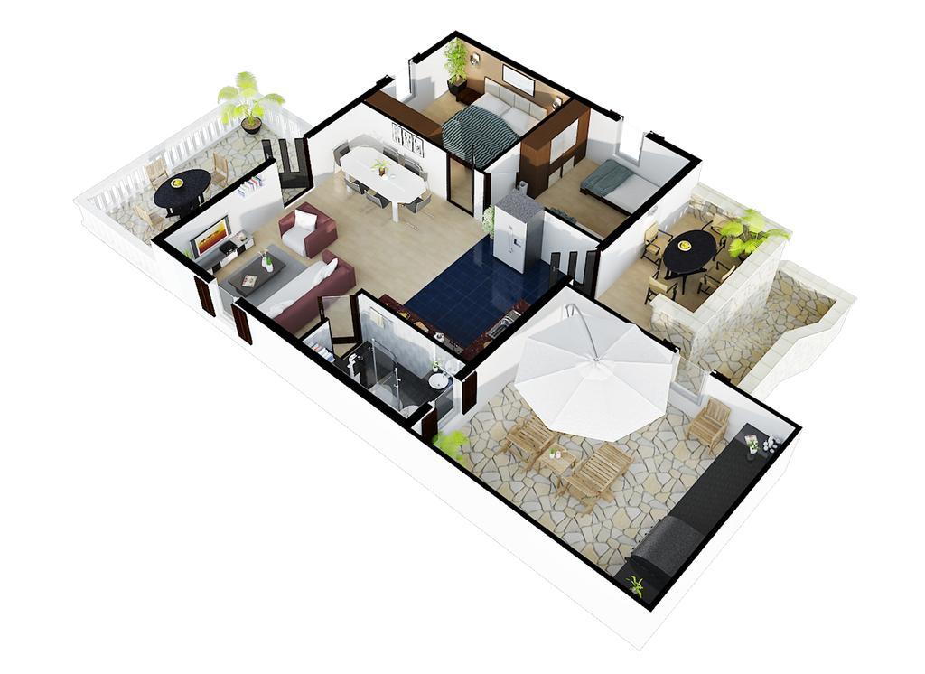 Villa More 3 Apartments A-10, A-11 And A-12 , 4-4-6 Beds Bobovisca Luaran gambar